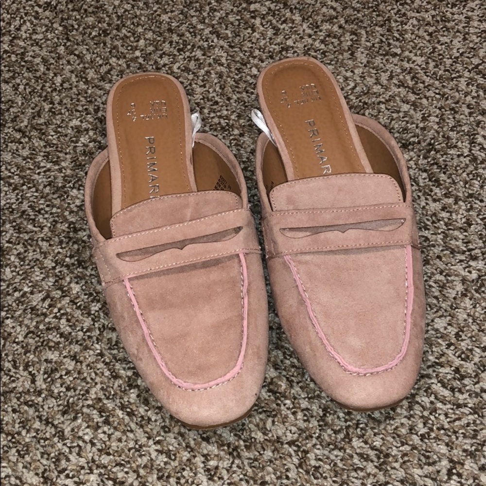 Suede slip on